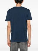 Tricou DSQUARED2, V Neck, Logo Plaque Insert, Cool Fit, Bleumarin