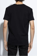 Tricou DSQUARED2, V Neck, Logo Plaque Insert, Cool Fit, Black