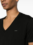 Tricou DSQUARED2, Brand Logo, Guler V Black