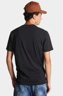 Tricou DSQUARED2, Champions, Logo Insert, Negru