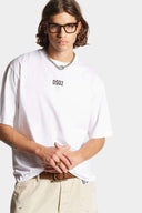 Tricou DSQUARED2, Brand Logo, Alb