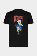 Tricou DSQUARED2, Betty Boop Print, Negru