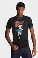 Tricou DSQUARED2, Betty Boop Print, Negru