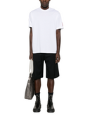 Tricou DSQUARED2, Round Neck, Simple, Red Logo, White, Loose Fit