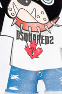 Tricou DSQUARED2, French Bulldog Print, Man