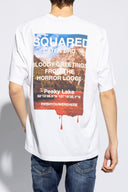 Tricou DSQUARED2, Peaky Lake, White