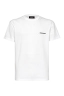 Tricou DSQUARED2, White JERSEY, Print Milano Map