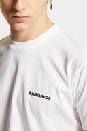 Tricou DSQUARED2, White JERSEY, Print Milano Map