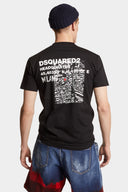 Tricou DSQUARED2, JERSEY, Print Milano Map