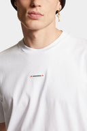 Tricou DSQUARED2, Clasic White, Frontal Logo