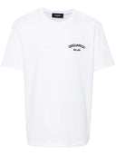 Tricou DSQUARED2, Milano, Logo frontal, White