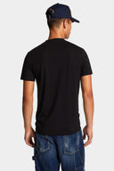 Tricou DSQUARED2, Adventure Is Calling Print, Cool Fit, Negru