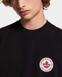 Tricou DSQUARED2, Logo Patch, Cool Fit, Black