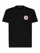 Tricou DSQUARED2, Logo Patch, Cool Fit, Black