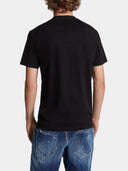 Tricou DSQUARED2, Logo Patch, Cool Fit, Black