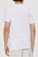 Tricou DSQUARED2, Colorful Wood Forest House Print, White
