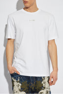 Tricou DSQUARED2, Silver Logo Application, White, Cool Fit