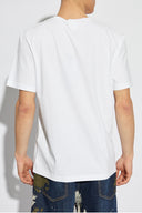 Tricou DSQUARED2, Silver Logo Application, White, Cool Fit