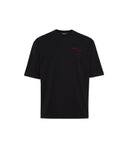 TRICOU DSQUARED2, Falling Logo, Negru, Loose Fit