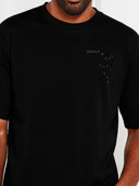 TRICOU DSQUARED2, Falling Logo, Negru, Loose Fit