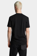 TRICOU DSQUARED2, Buzunar atasat cu logo, Negru, Cool Fit