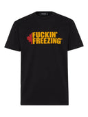 Tricou DSQUARED2, Green Print, Freezing, Logo, Black, Cool Fit
