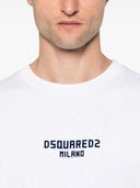 Tricou DSQUARED2, Logo Insert, Milano, White