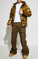 TRICOU DSQUARED2, OBSESSED2 print frontal, Alb, Oversized Fit