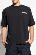 TRICOU DSQUARED2, OBSESSED2 print frontal, Negru, Oversized Fit