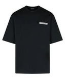 TRICOU DSQUARED2, OBSESSED2 print frontal, Negru, Oversized Fit