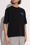 Tricou DSQUARED2, Logo brodat negru, Loose Fit, Negru