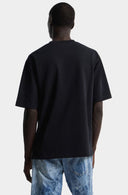 Tricou DSQUARED2, D2 Monogram Loose Fit T-Shirt, Negru