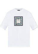 Tricou DSQUARED2, Dsquared2 Logo Print  Regular Fit T-Shirt, Alb