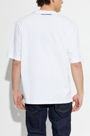 Tricou DSQUARED2, Dsquared2 Logo Print  Regular Fit T-Shirt, Alb