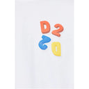 Tricou DSQUARED2, WHITE T-shirt with patch