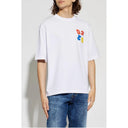 Tricou DSQUARED2, WHITE T-shirt with patch