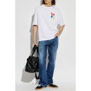 Tricou DSQUARED2, WHITE T-shirt with patch