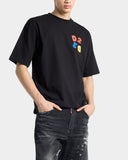 Tricou DSQUARED2, BLACK T-shirt with printed logo