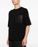 Tricou DSQUARED2, BLACK T-shirt with pocket