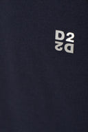 Tricou DSQUARED2, cu aplicație logo,Bleu 2