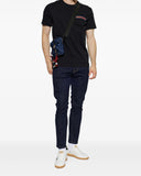 Tricou DSQUARED2, BLACK T-shirt with logo patch