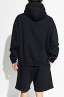 Hanorac DSQUARED2, Logo brodat alb, Negru