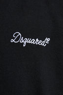 Hanorac DSQUARED2, Logo brodat alb, Negru