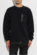 Bluza DSQUARED2, BLACK Sweatshirt with pocket