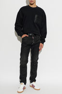 Bluza DSQUARED2, BLACK Sweatshirt with pocket