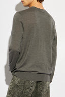 Pulover DSQUARED2, Wool, Logo Insert, Grey