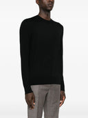 Pulover DSQUARED2, Wool, Logo Insert, Black