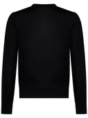 Pulover DSQUARED2, Wool, Logo Insert, Black