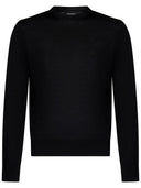 Pulover DSQUARED2, Wool, Logo Insert, Black