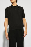 Tricou DSQUARED2, Polo Design, Logo Insert, Black, Regular Fit